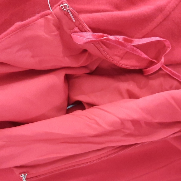 NWT NINE  WEST Red slvless dress SZ 4 - Picture 10 of 12